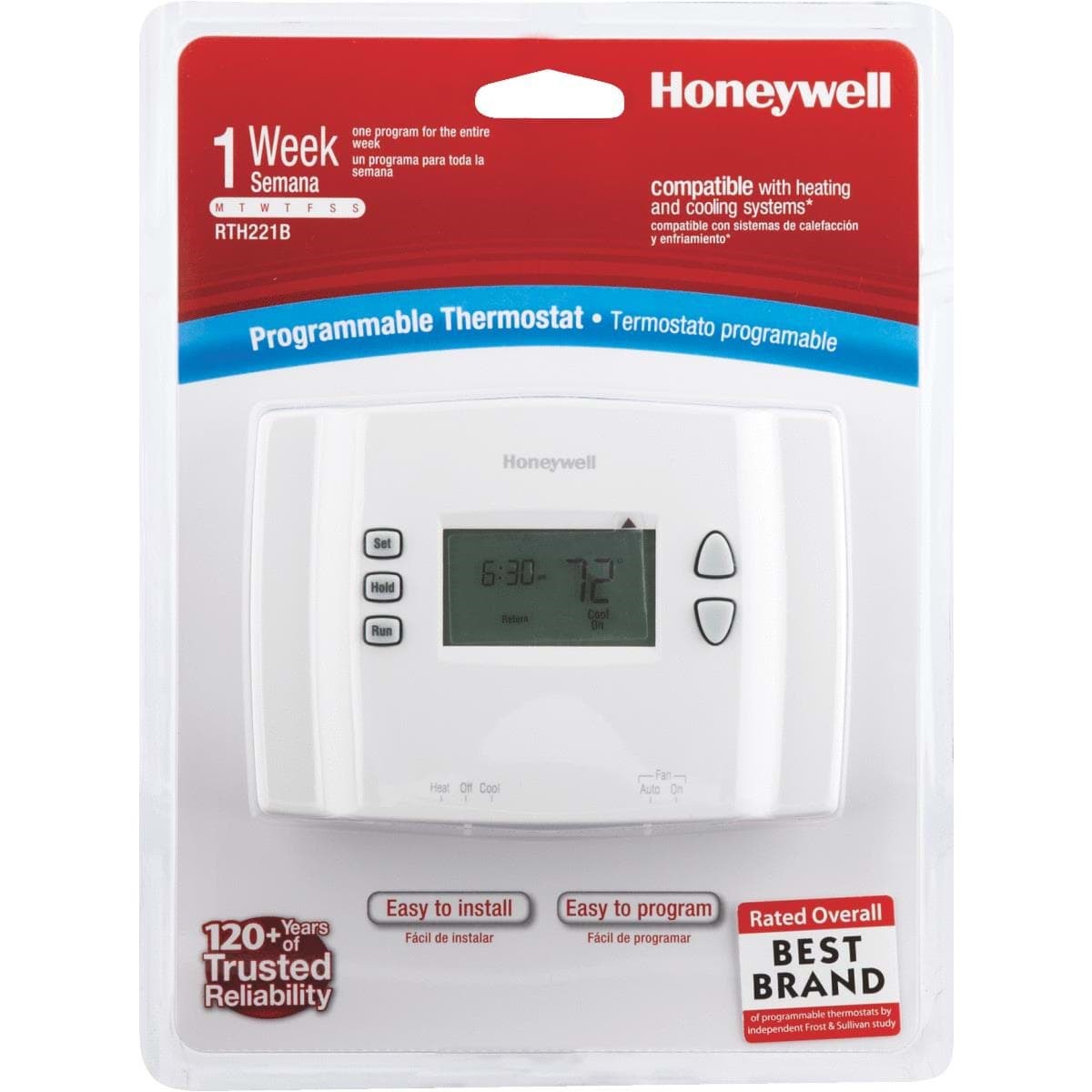 Picture of Honeywell 1-Week Programmable Digital Thermostat