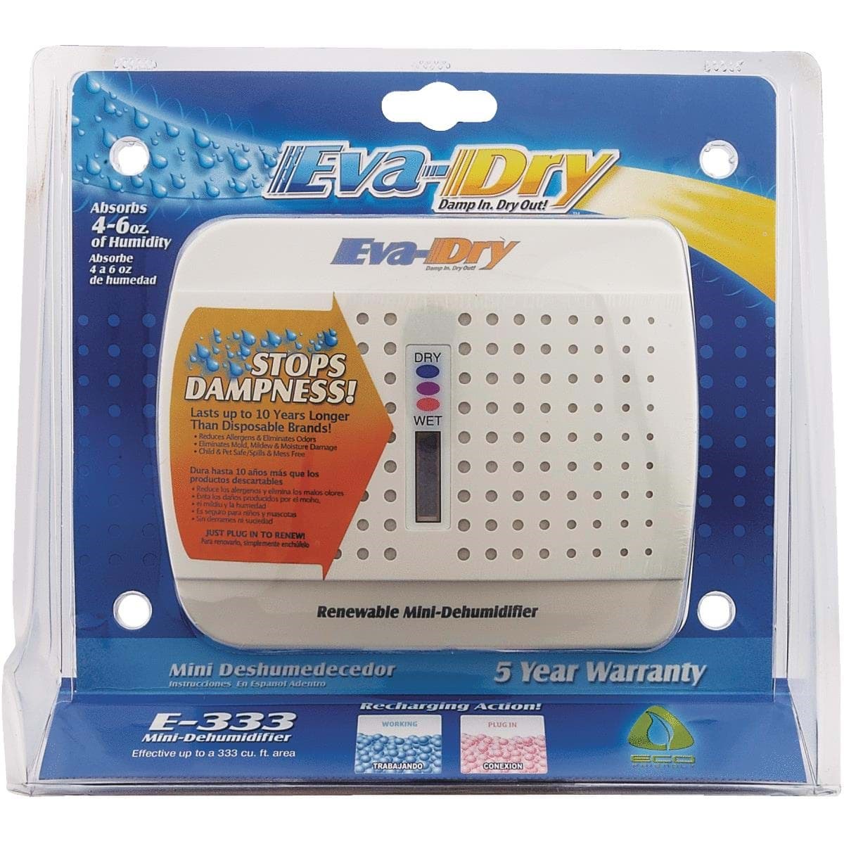 Picture of Eva-Dry 333 Cu Ft Renewable Mini Dehumidifier