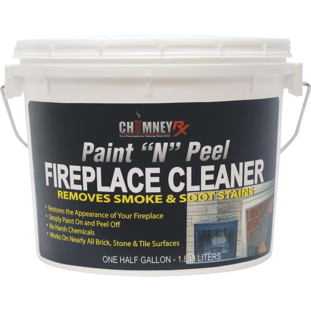 Picture of Chimney RX Paint "N" Peel Fireplace Masonry Cleaner