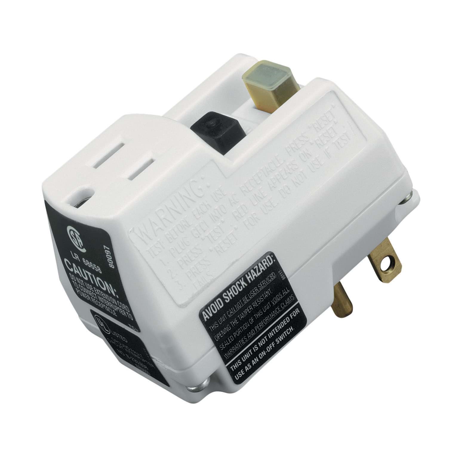 Picture of Surge Protector 1-Outlet Plastic Woods 