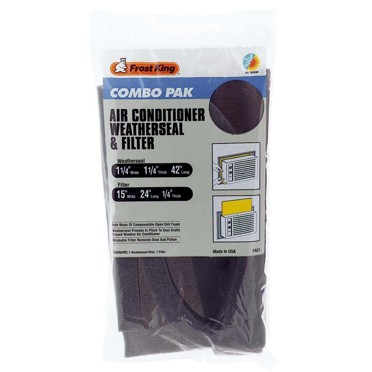 Picture of Thermwell Air Conditioner Filter & Weatherseal Kit