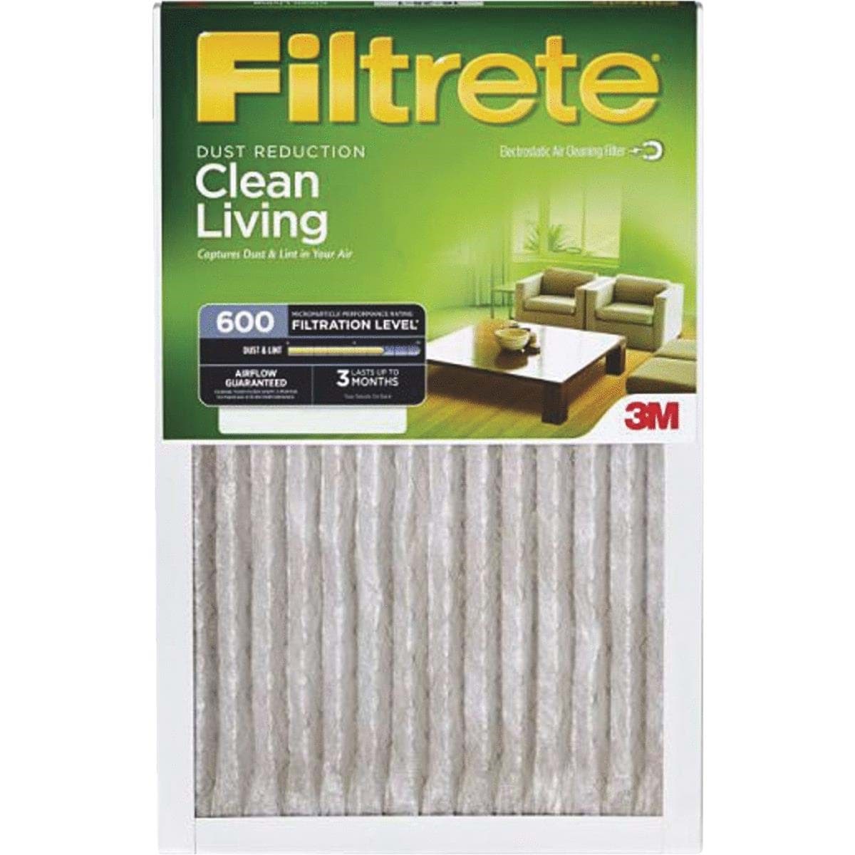 Picture of 3M Filtrete Clean Living Air Conditioner & Furnace Filter - 20"x25"x1"