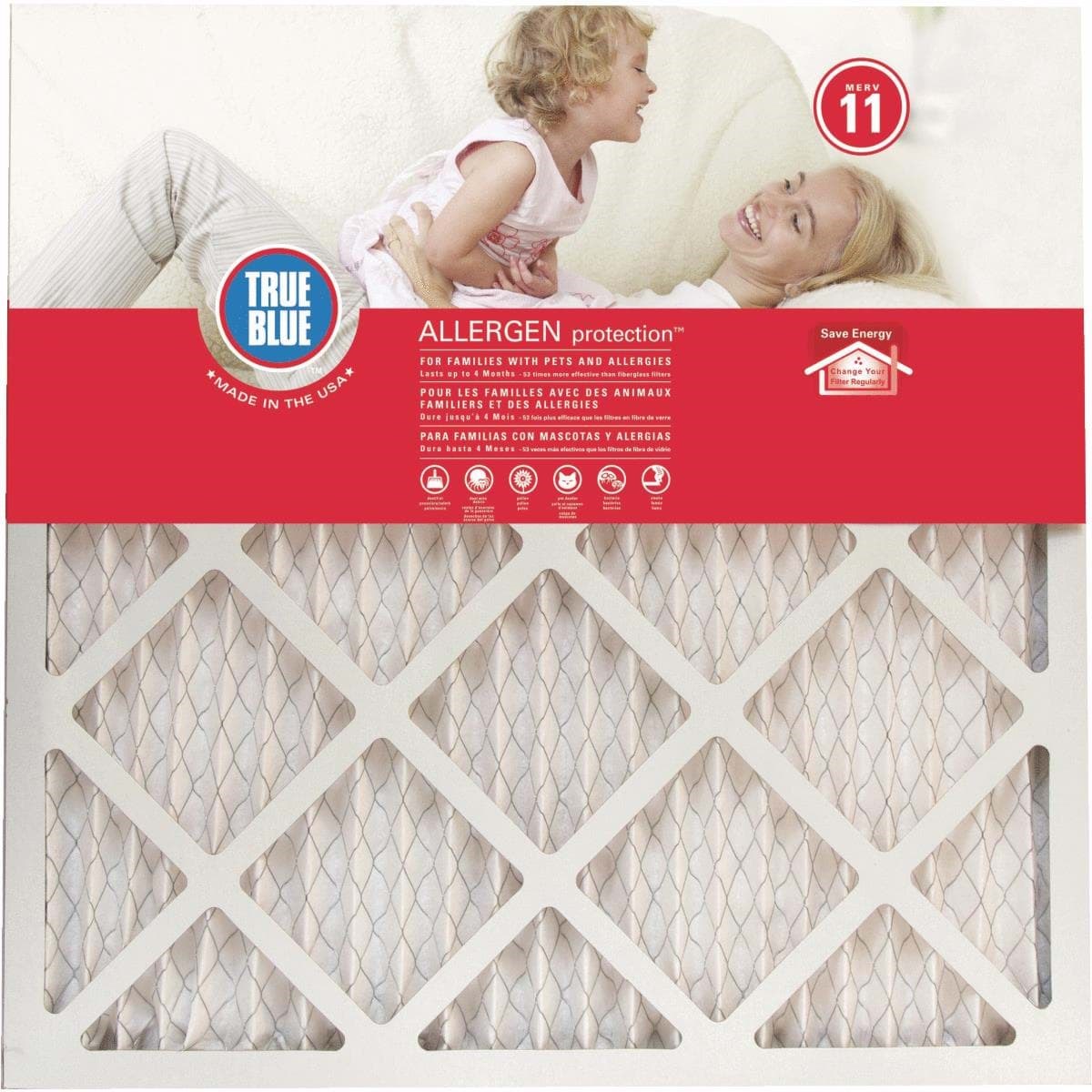 Picture of True Blue Allergen Protection Air Conditioner & Furnace Filter - 16"x24"x1"