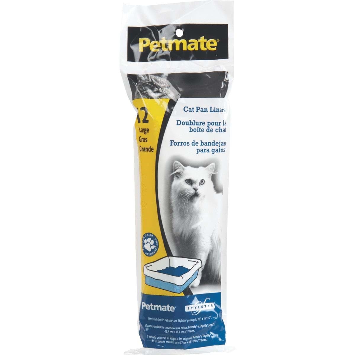 Picture of Petmate Disposable Cat Litter Pan Liner