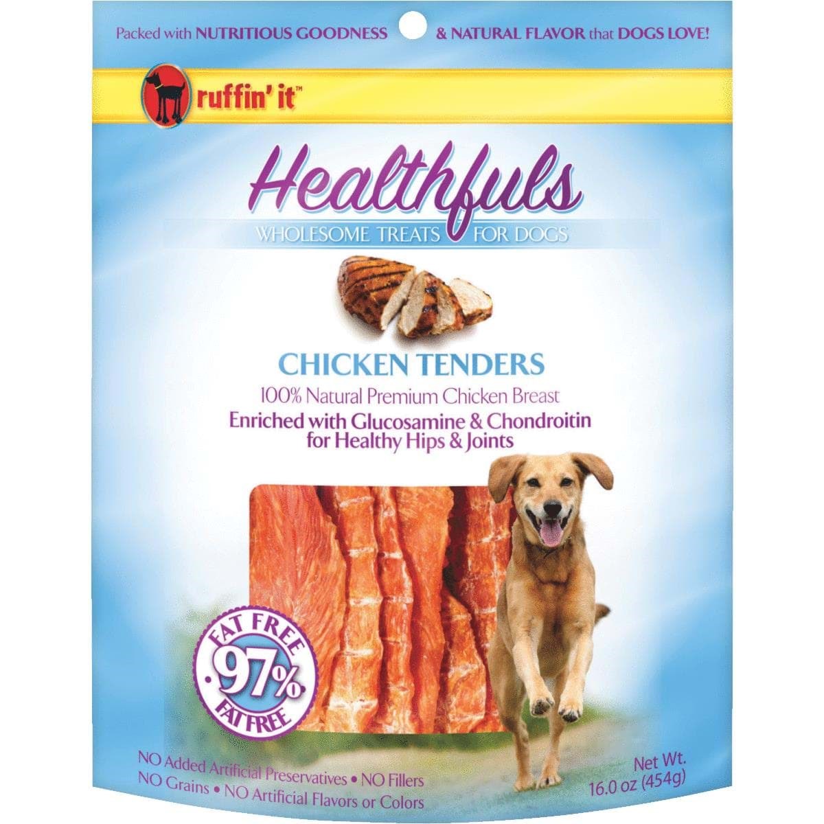 Picture of Ruffin' it Healthfuls Chicken Tenders Dog Treat