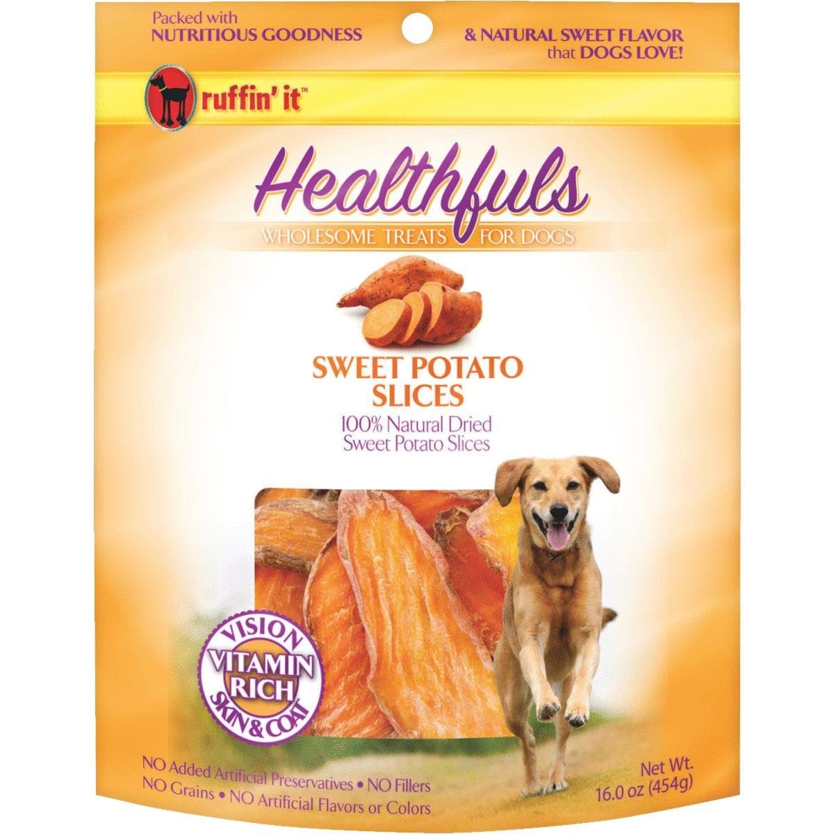 Picture of Ruffin' it Healthfuls Sweet Potato Slices Dog Treat