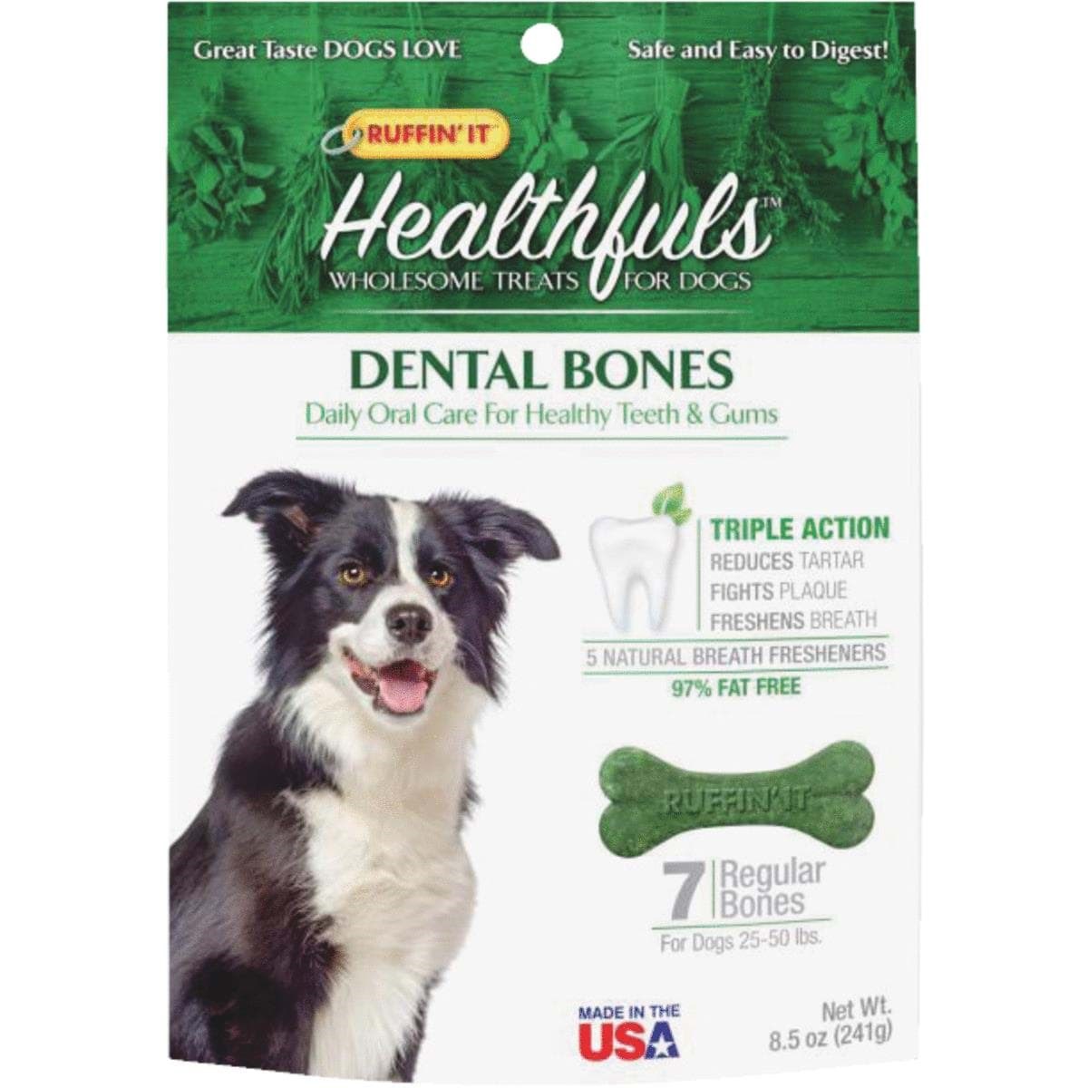 Picture of Ruffin' it Healthfuls Dental Bone Dog Treat