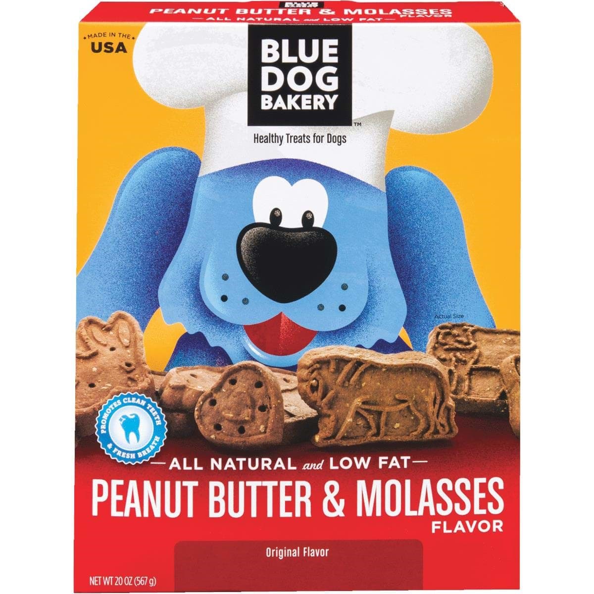 Picture of Blue Dog Bakery Original Peanut Butter & Molasses Dog Treat
