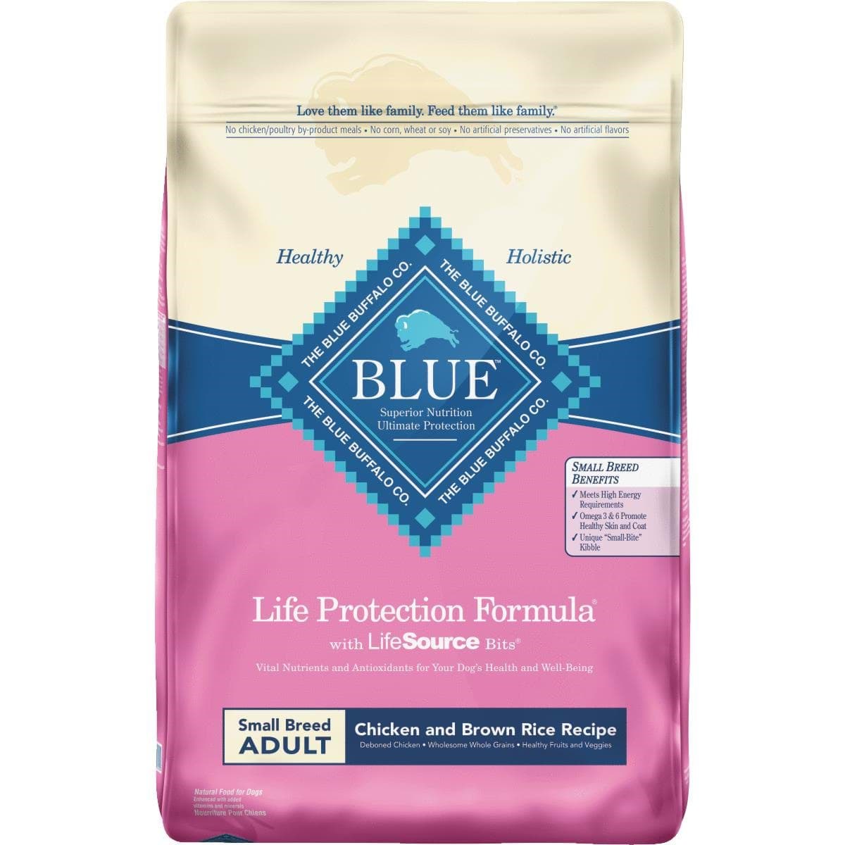 Picture of Blue Buffalo Life Protection Formula Small Breed Adult Dry Dog Food