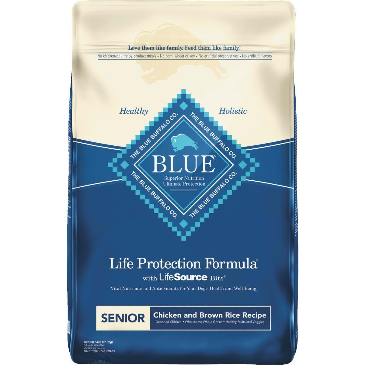 Picture of Blue Buffalo Life Protection Formula Dry Senior Dog Food