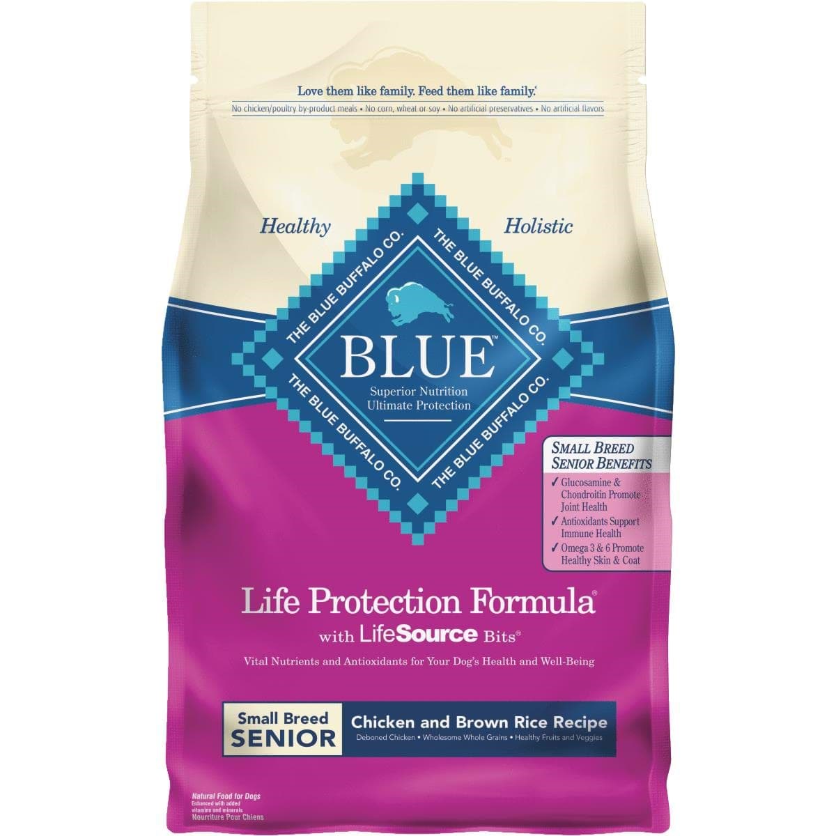 Picture of Blue Buffalo Life Protection Formula Small Breed Senior Dry Dog Food