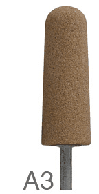 Picture of Stone 1” x 2-3/4” x 1/4" Mounted Point – A3