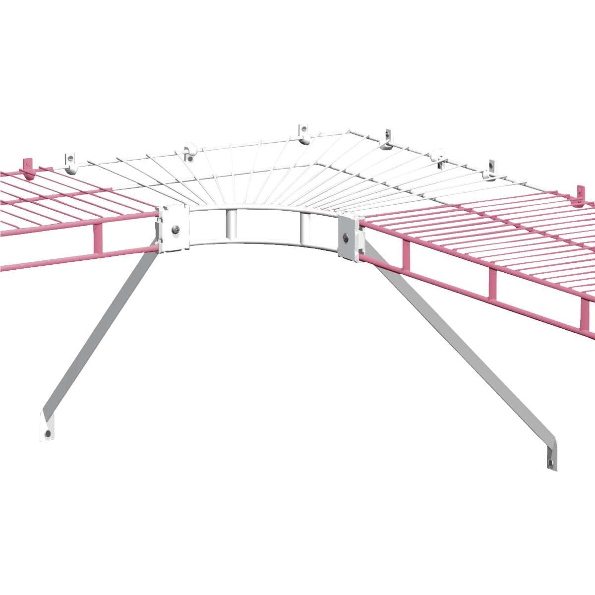 Picture of ClosetMaid Shelf & Rod Wire Closet Corner Shelf Kit
