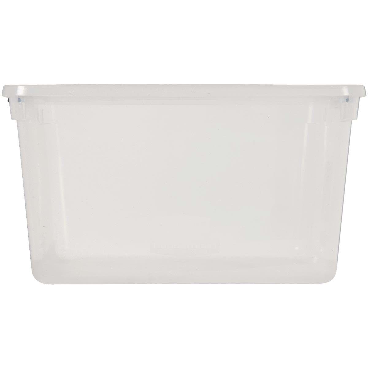 Picture of Rubbermaid Clever Store Latching Lid Storage Tote