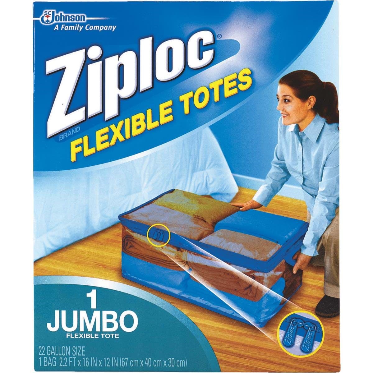 Picture of Ziploc Flexible Totes Clothes Storage Bag