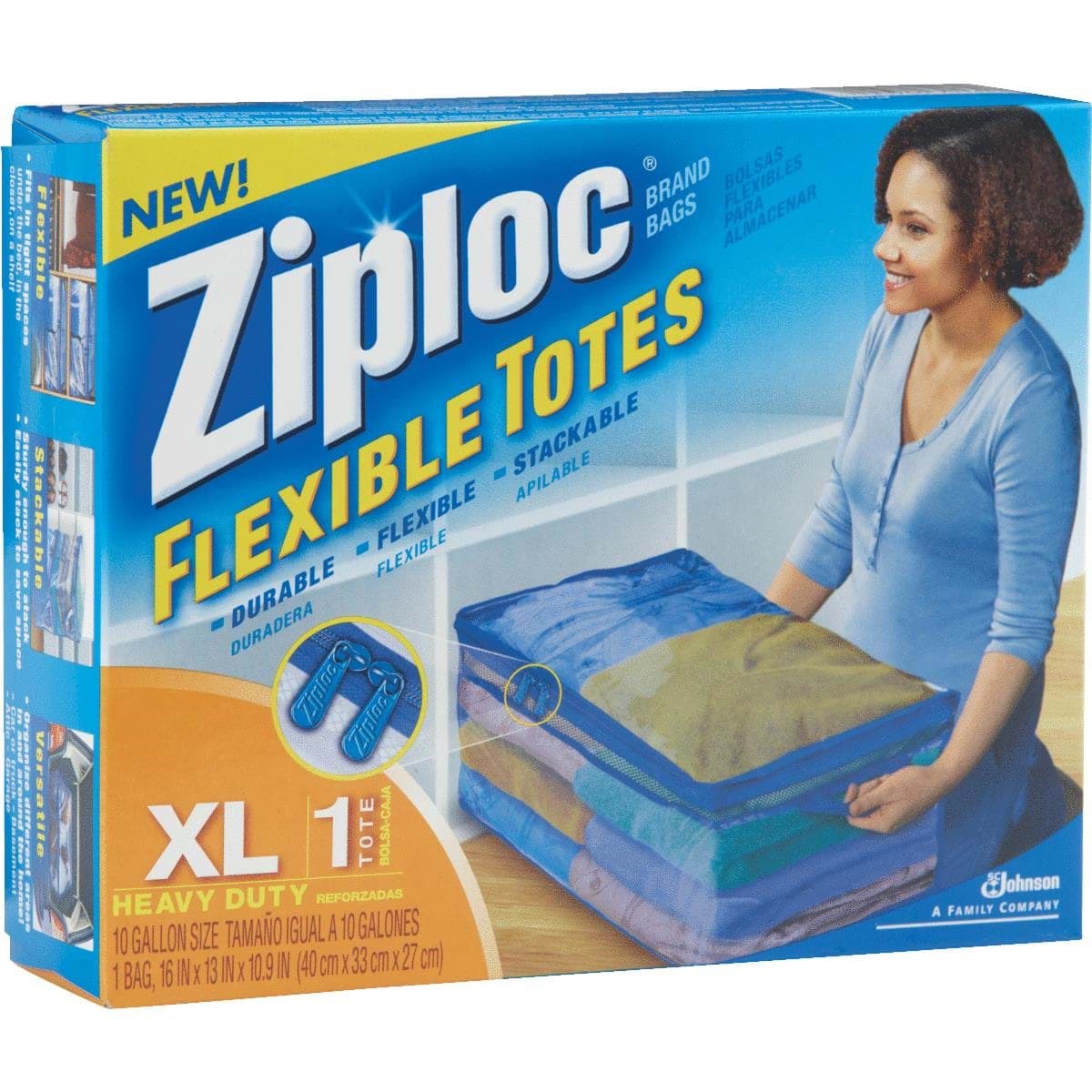 Picture of Ziploc Flexible Totes Clothes Storage Bag
