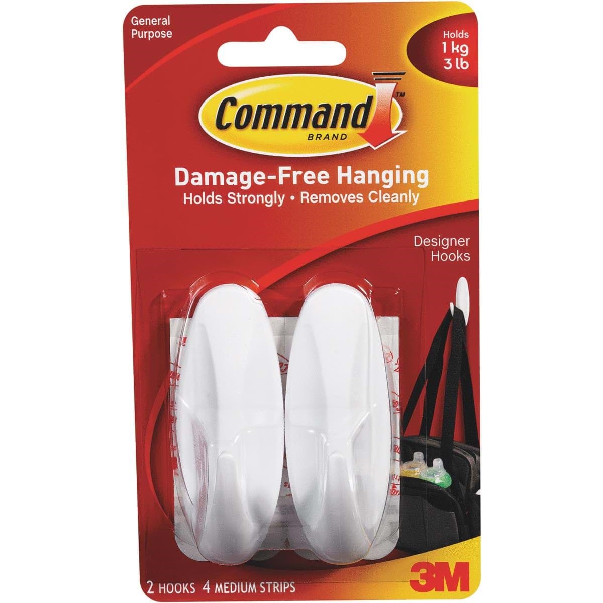 Picture of Command Bathroom Designer Waterproof Adhesive Hook