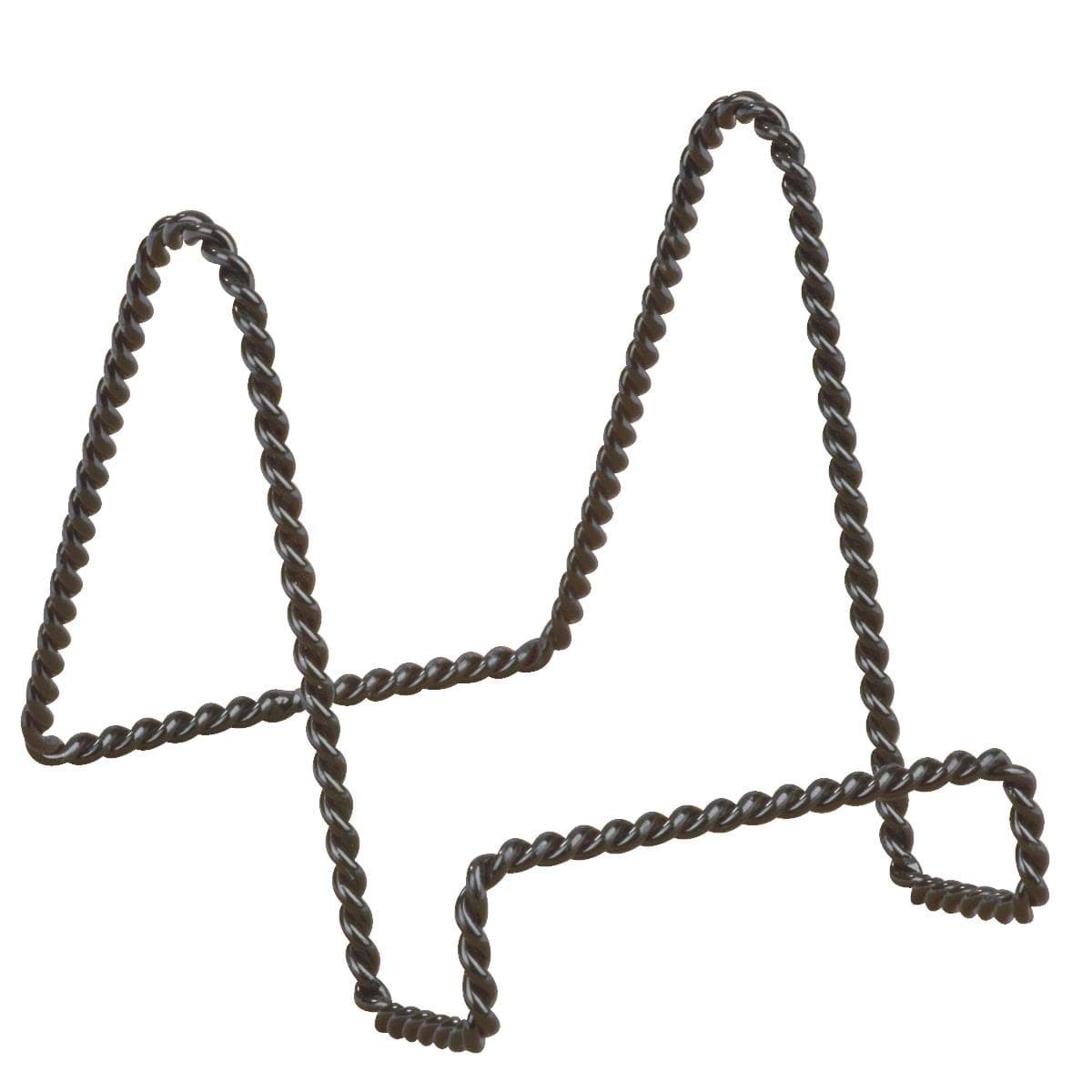 Picture of Tripar Twisted Black Wire Plate Stand