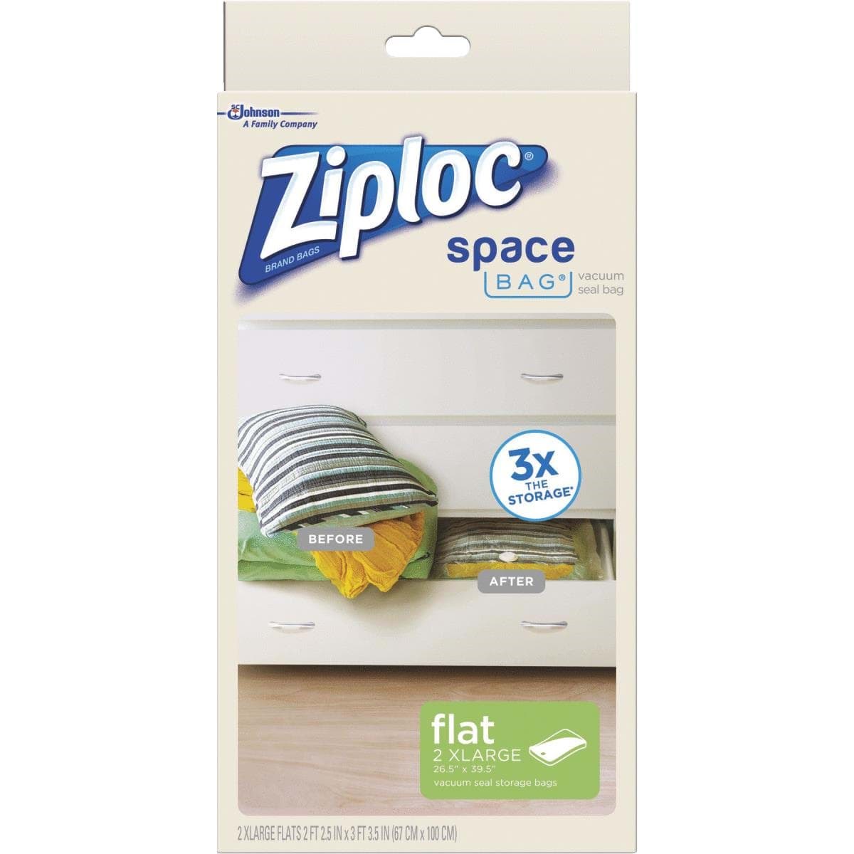 Picture of Ziploc Space Bag Vacuum Seal Storage Bag