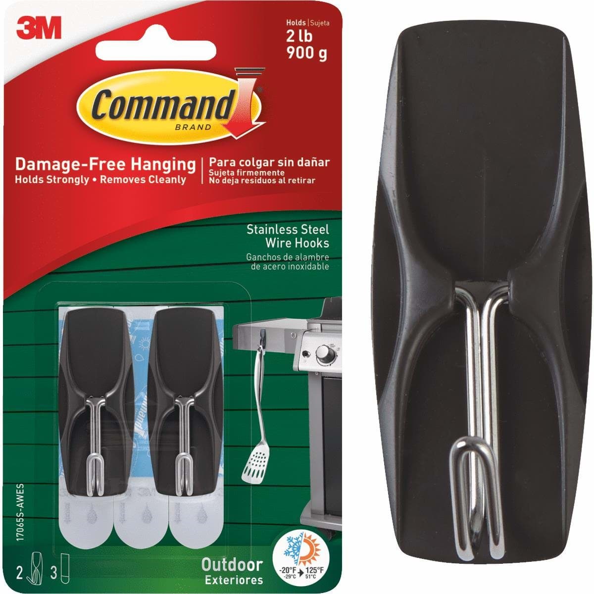 Picture of Command Outdoor Stainless Steel Wire Hook