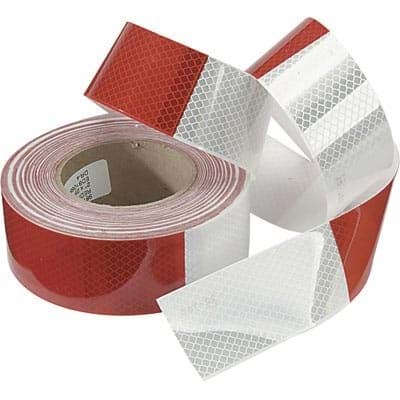 Picture of Tape Reflective 2”x150’ – Red/Silver