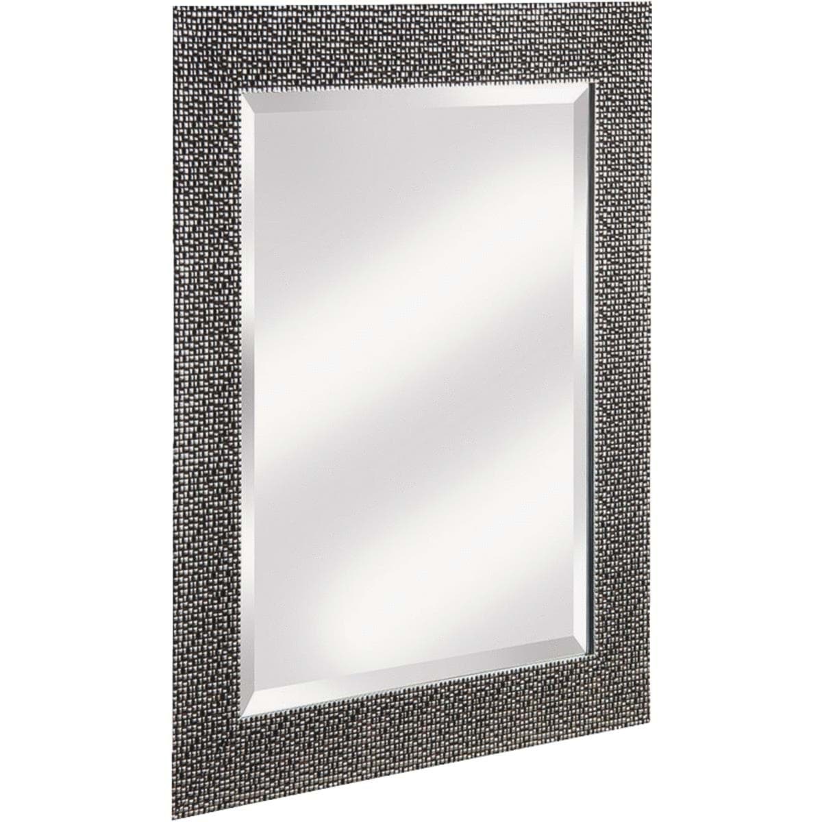 Picture of Erias Home Designs Chromed Espresso Wall Mirror
