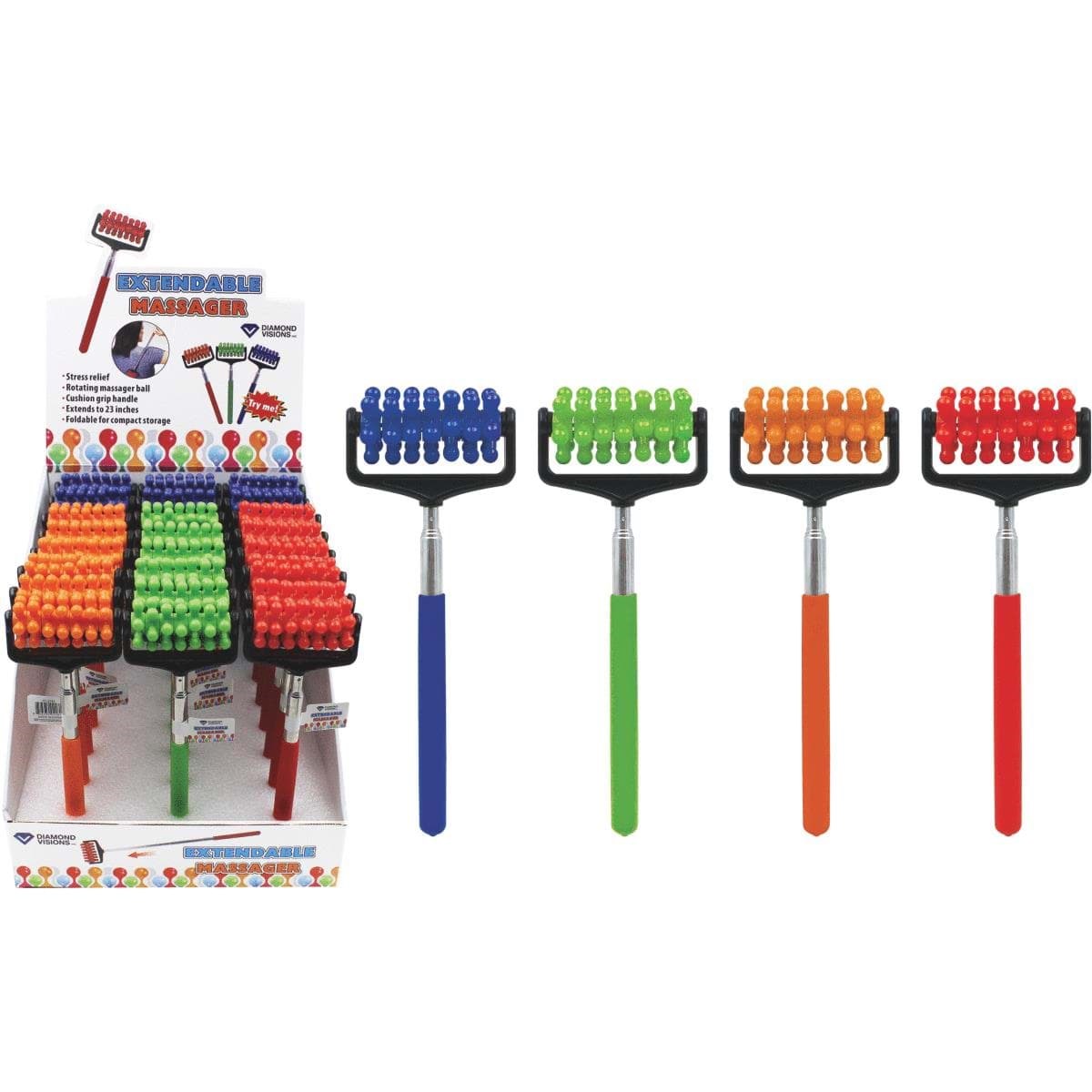 Picture of Diamond Visions Extendable Roller Ball Massager