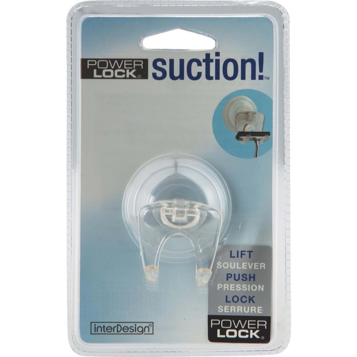 Picture of InterDesign Power Lock Suction Shower Razor Holder