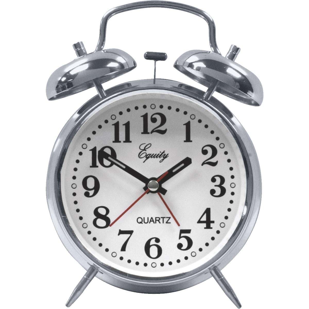 Picture of La Crosse Technology Equity Quartz Analog Twin Bell Battery Operated Alarm Clock