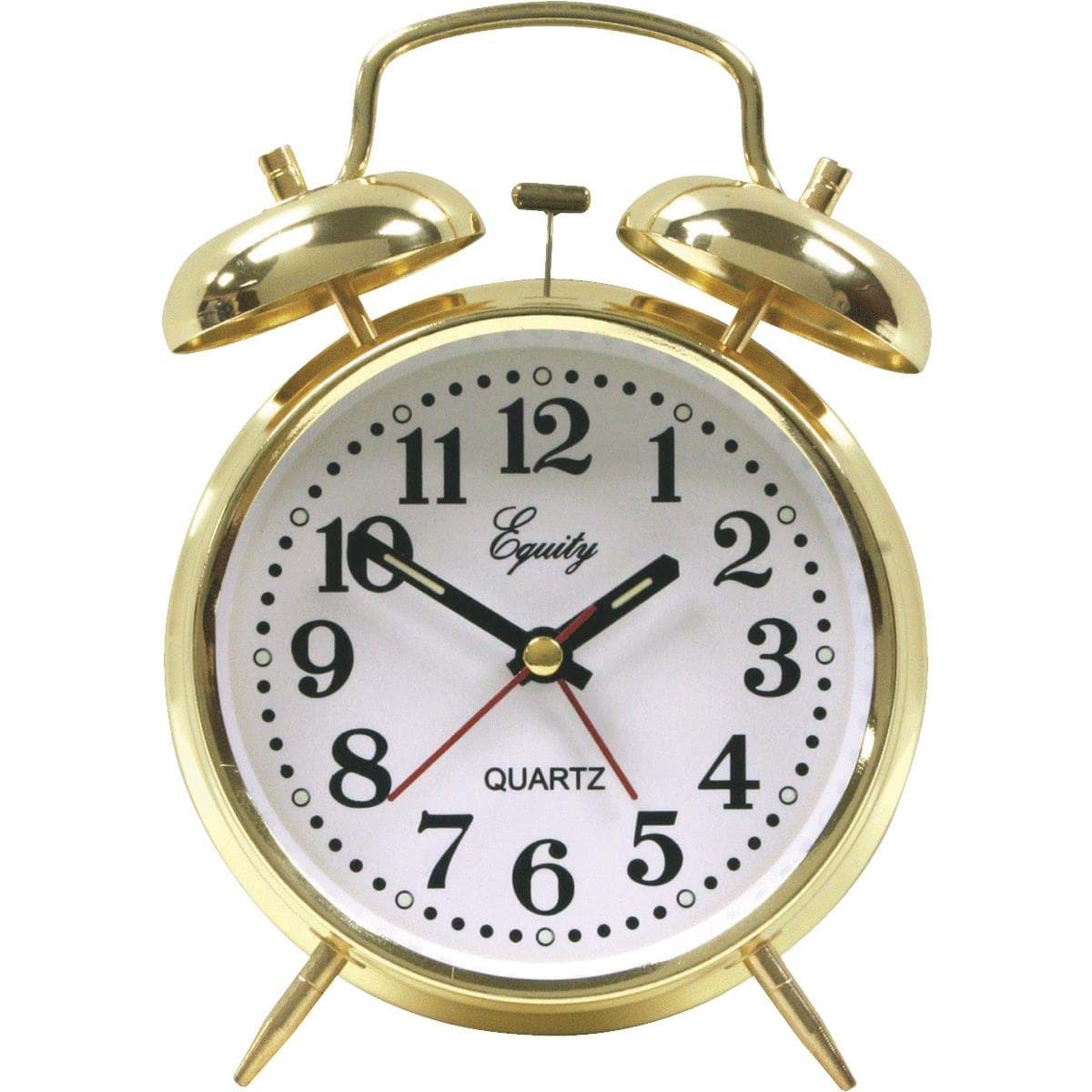 Picture of La Crosse Technology Equity Keywound Twin Bell Alarm Clock