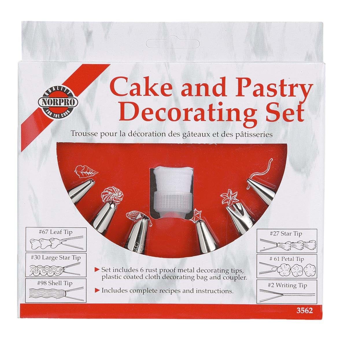 Picture of Norpro Pastry Bag Decorating Kit