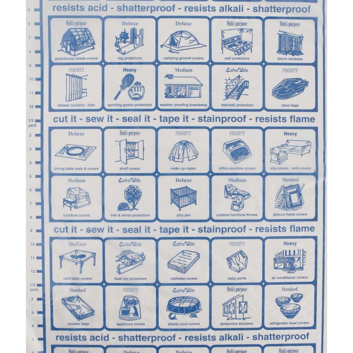 Picture of Nordic Shield Clear Vinyl Tablecloth