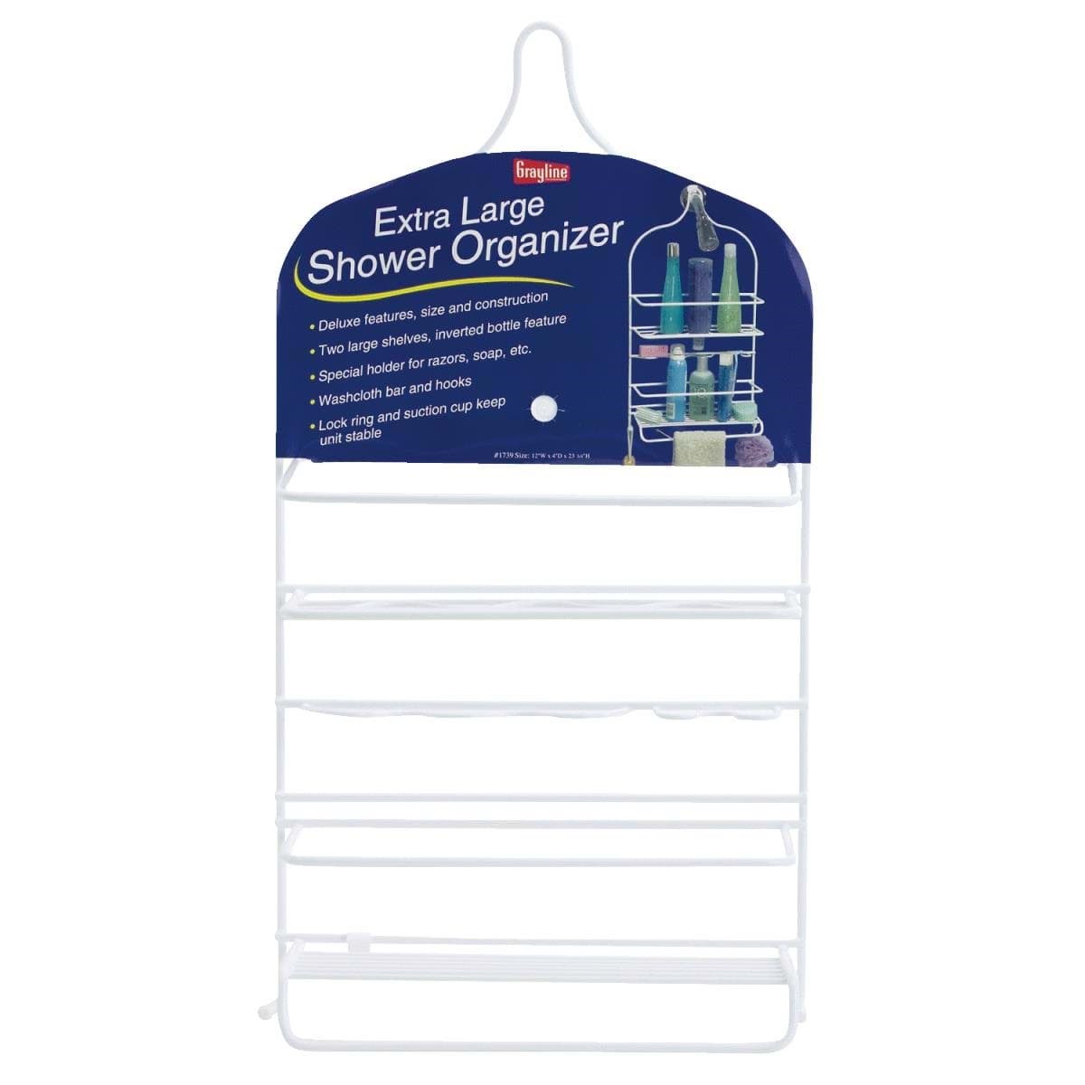 Picture of Grayline Extra Large Shower Caddy Organizer