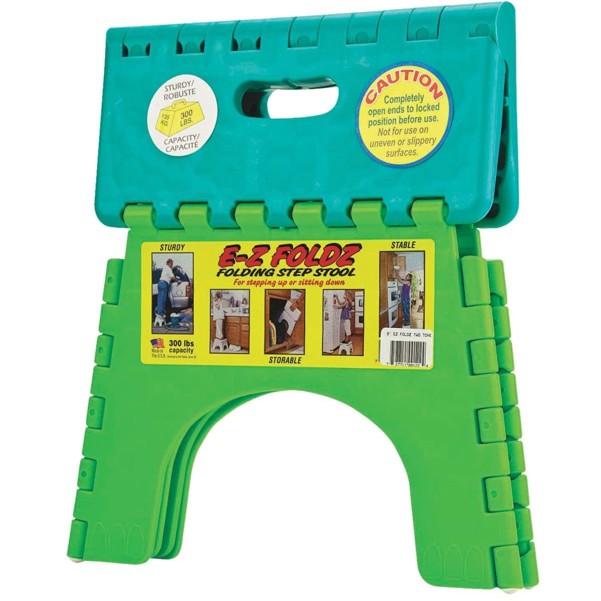 Picture of E-Z Foldz 9 In. 1-Step Folding Step Stool