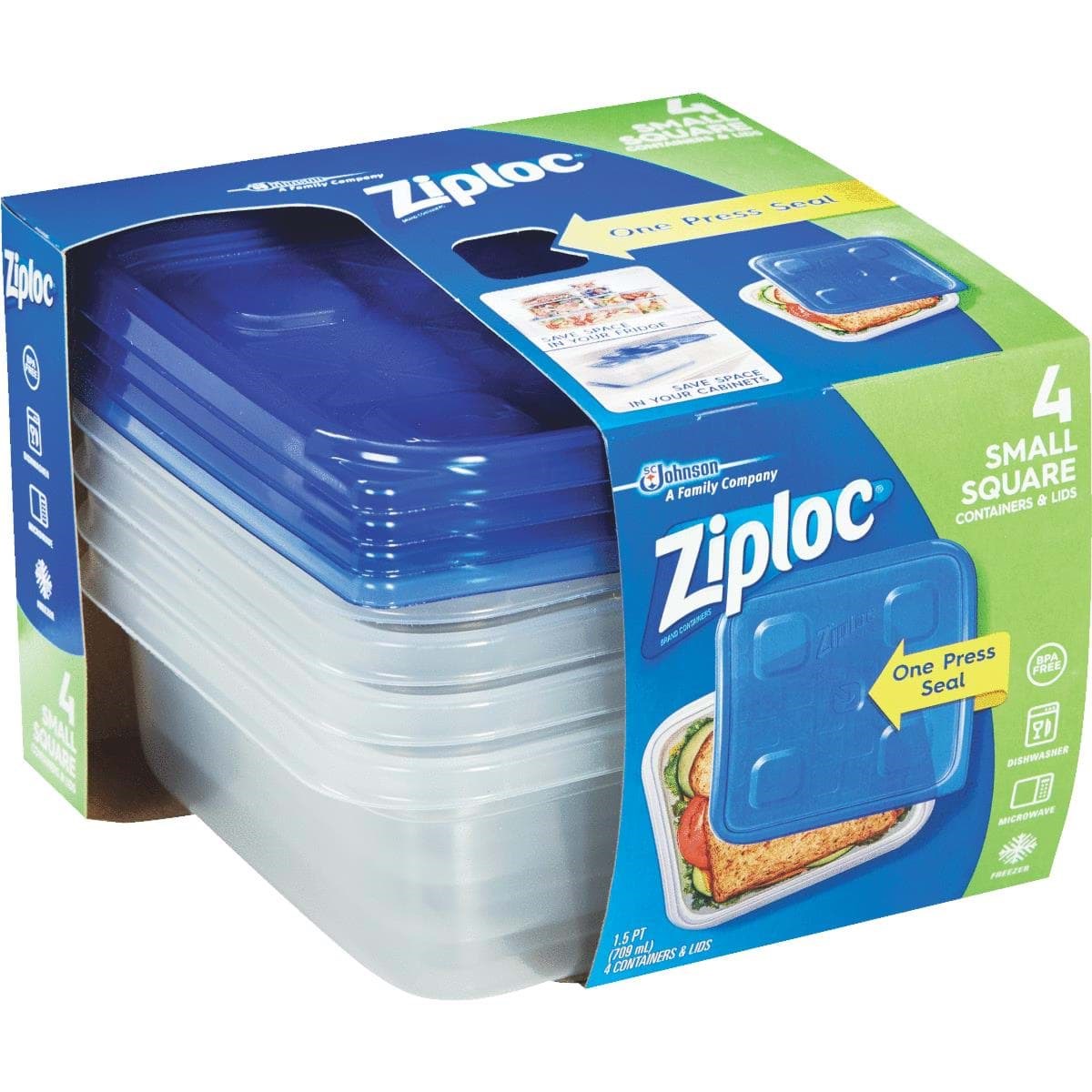 Picture of Ziploc Square Food Storage Container