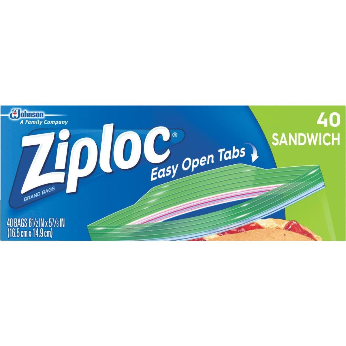 Picture of Ziploc Sandwich Food Storage Bag