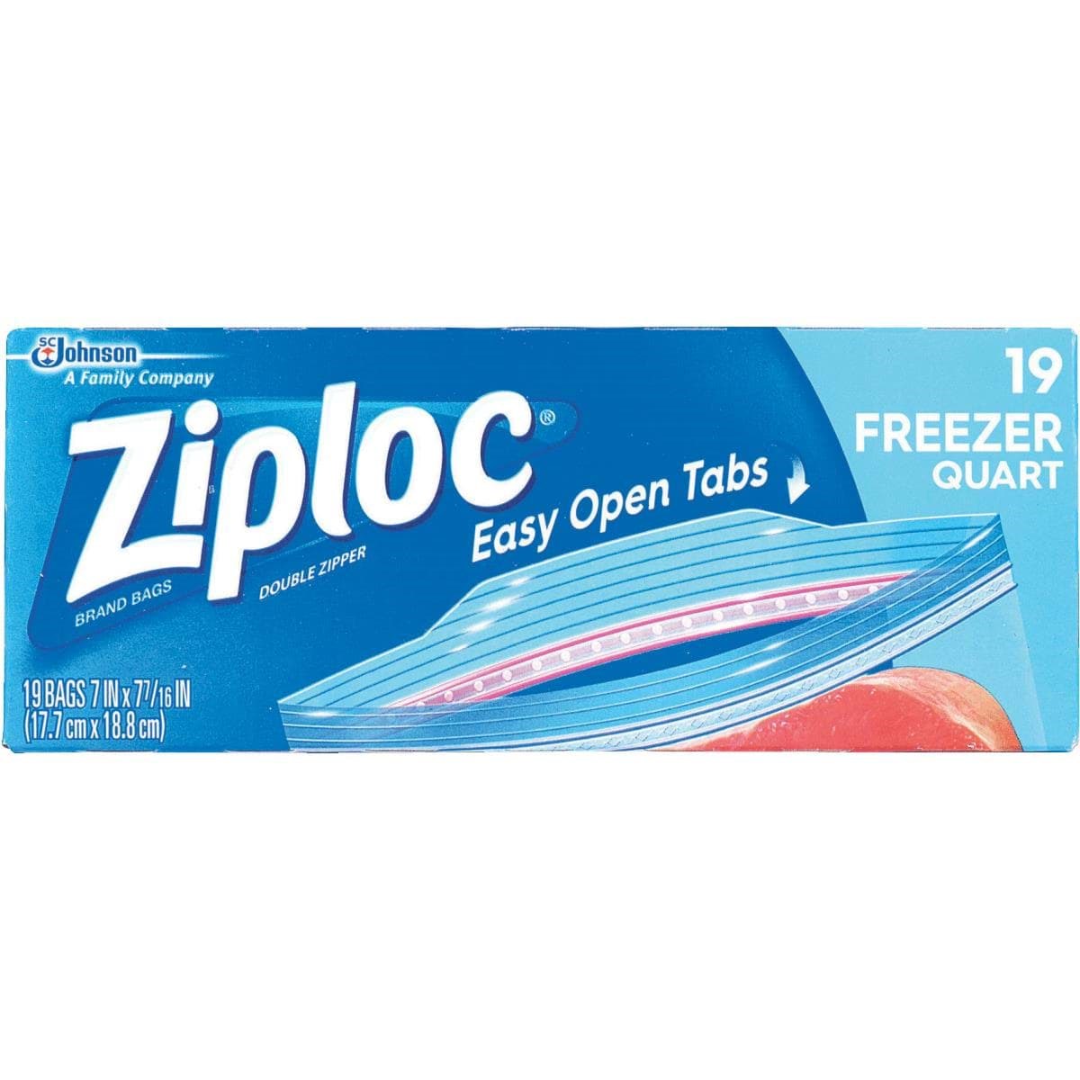 Picture of Ziploc Double Zipper Freezer Bag