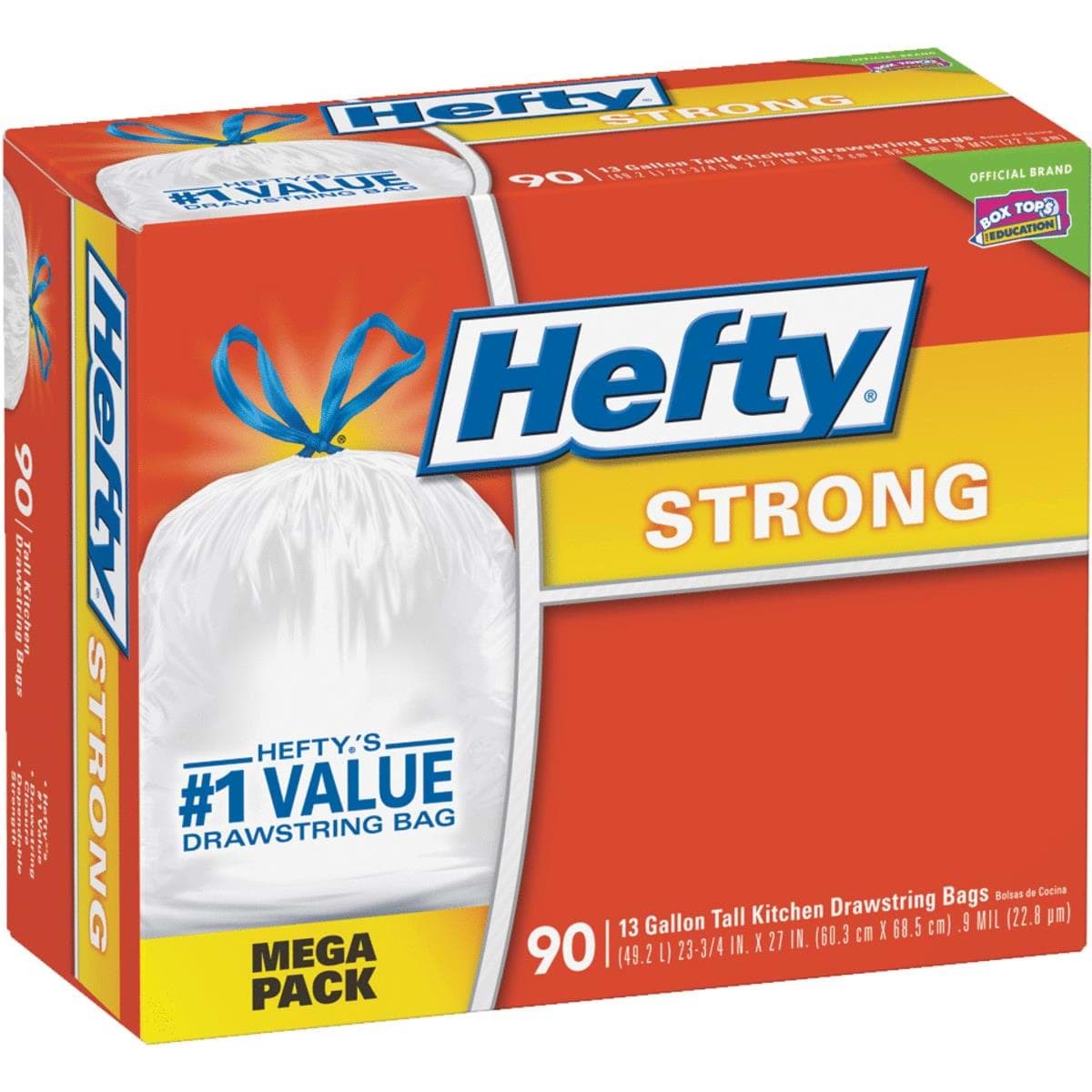 Picture of Hefty Strong Tall Kitchen Trash Bag