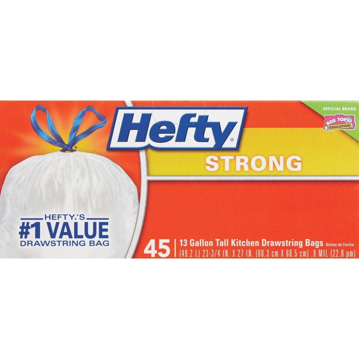 Picture of Hefty Strong Tall Kitchen Trash Bag