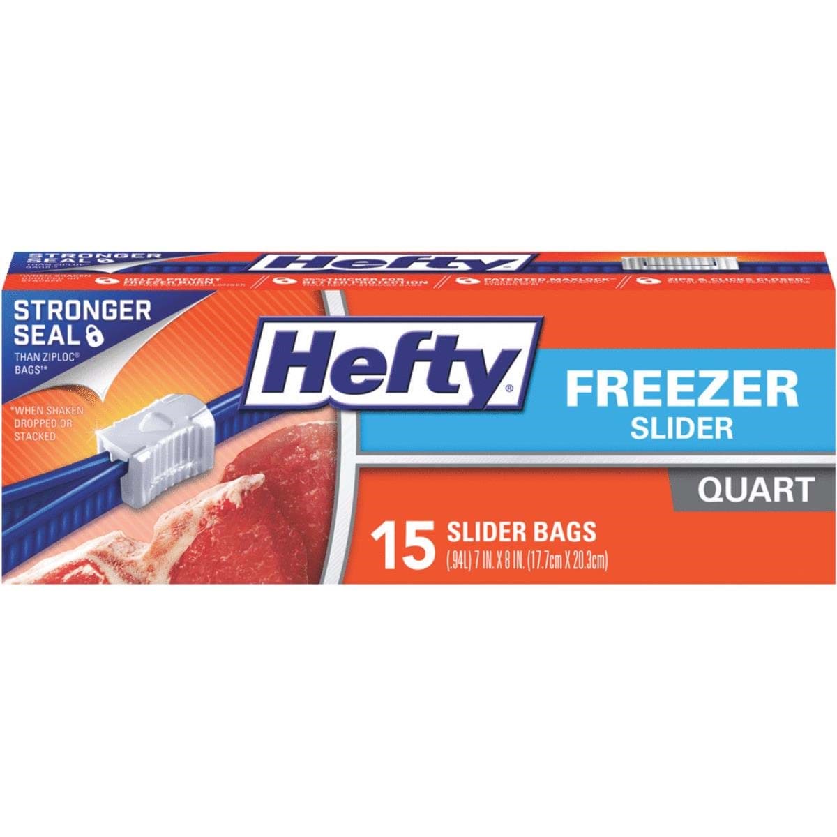 Picture of Hefty Slider Freezer Bag