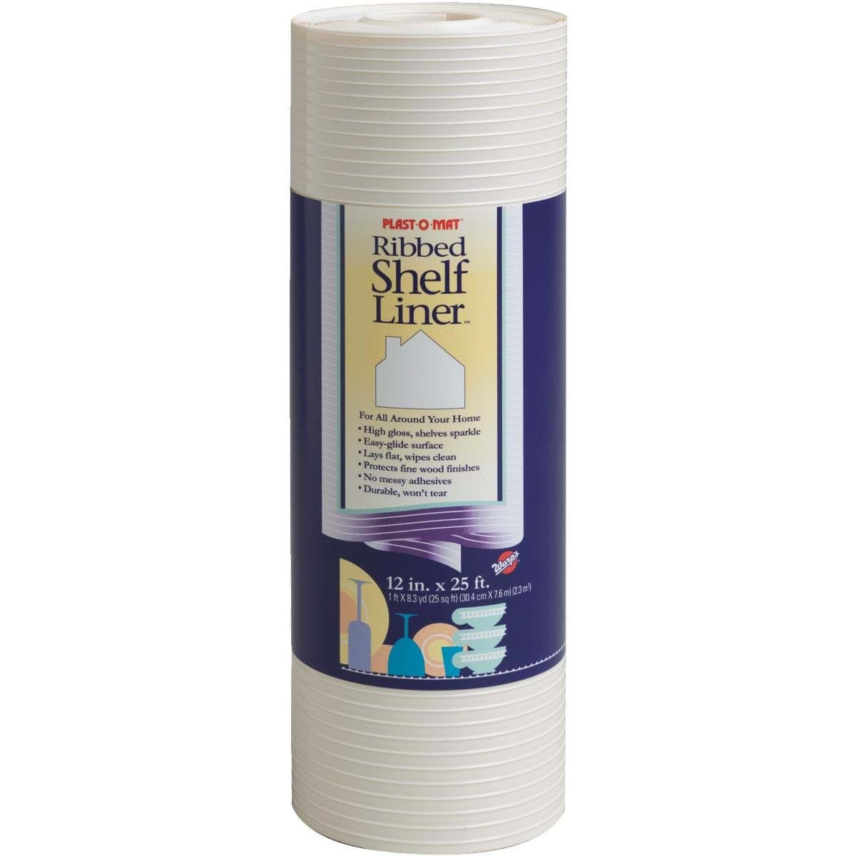 Picture of Plast-O-Mat Ribbed Non-Adhesive Shelf Liner
