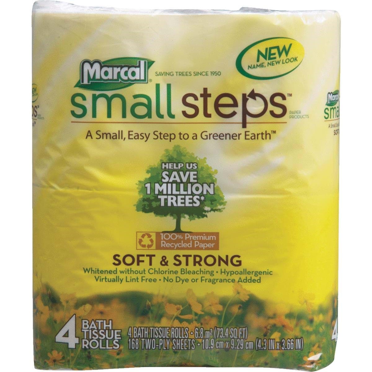 Picture of Marcal Small Steps Recycled Paper Regular Roll Toilet Paper