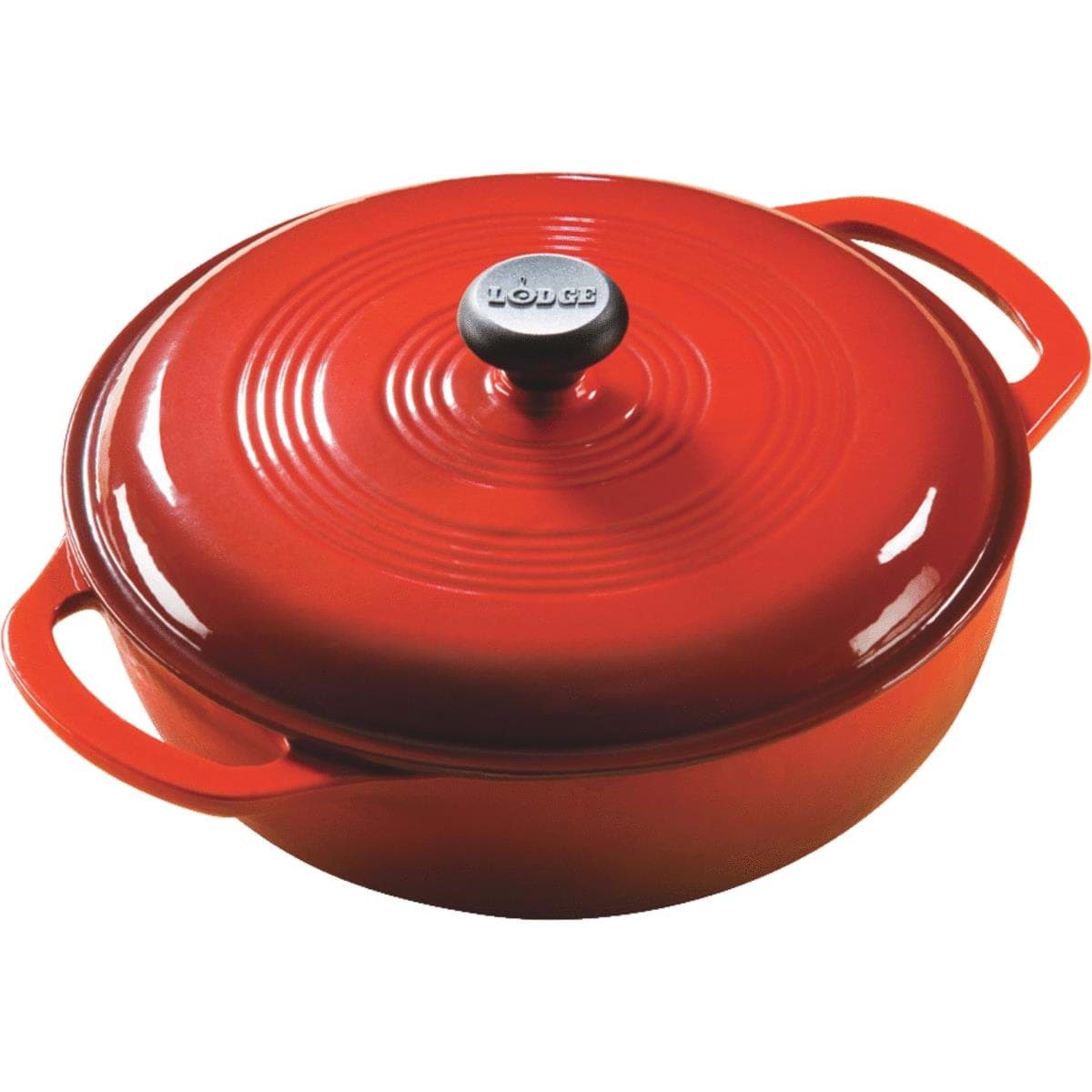 Picture of Lodge 3 Qt Porcelain Enamel Coated Cast Iron Dutch Oven
