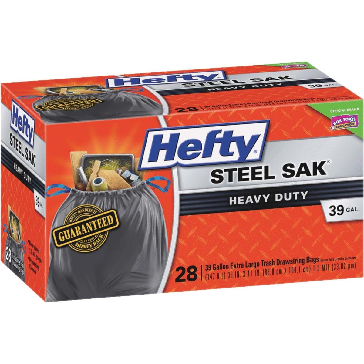 Picture of Hefty Steel Sak Trash Bag