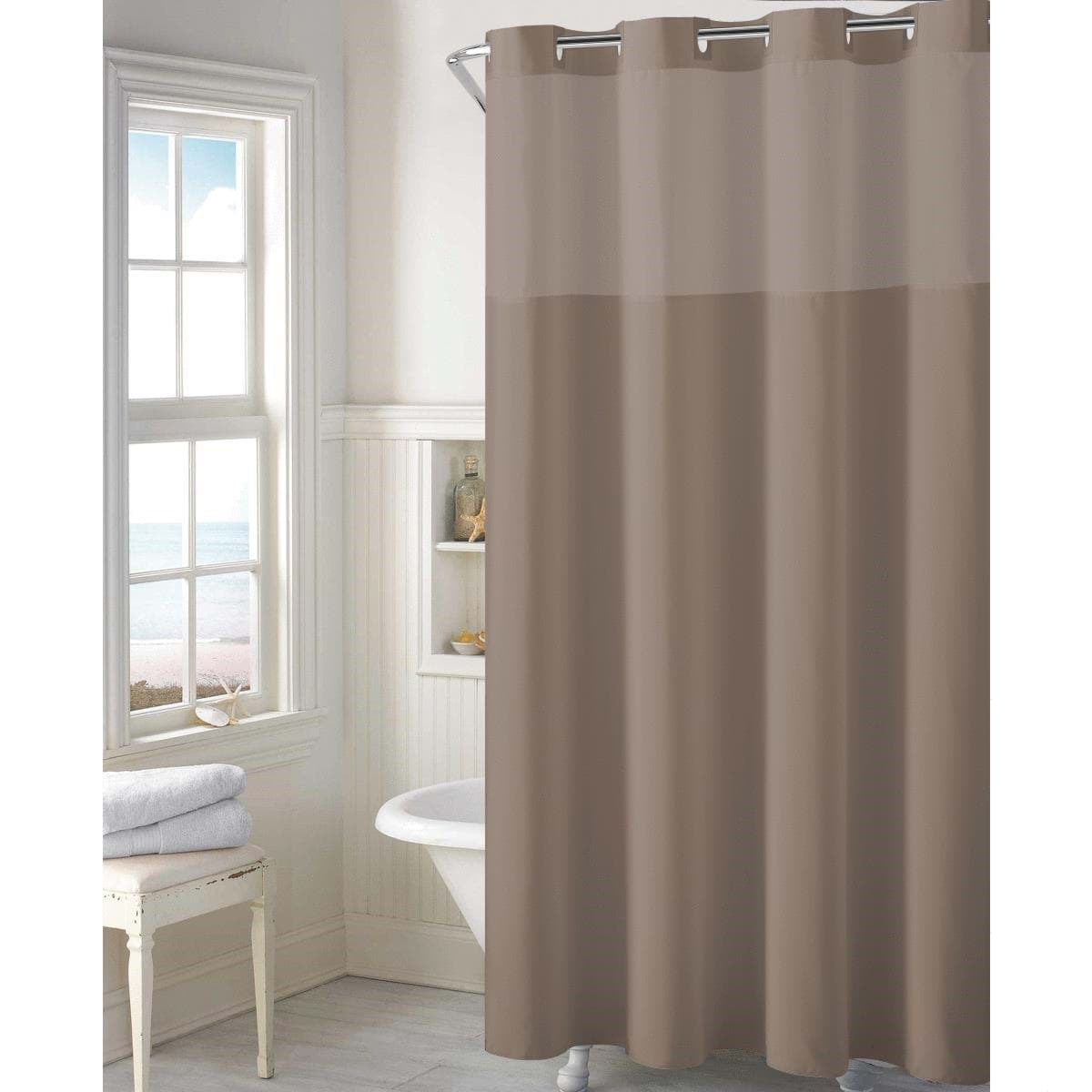 Picture of SureFit EZ-On Hookless Shower Curtain With PEVA Liner
