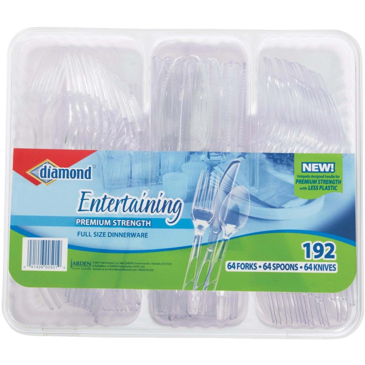 Picture of Clear Plastic Cutlery Set