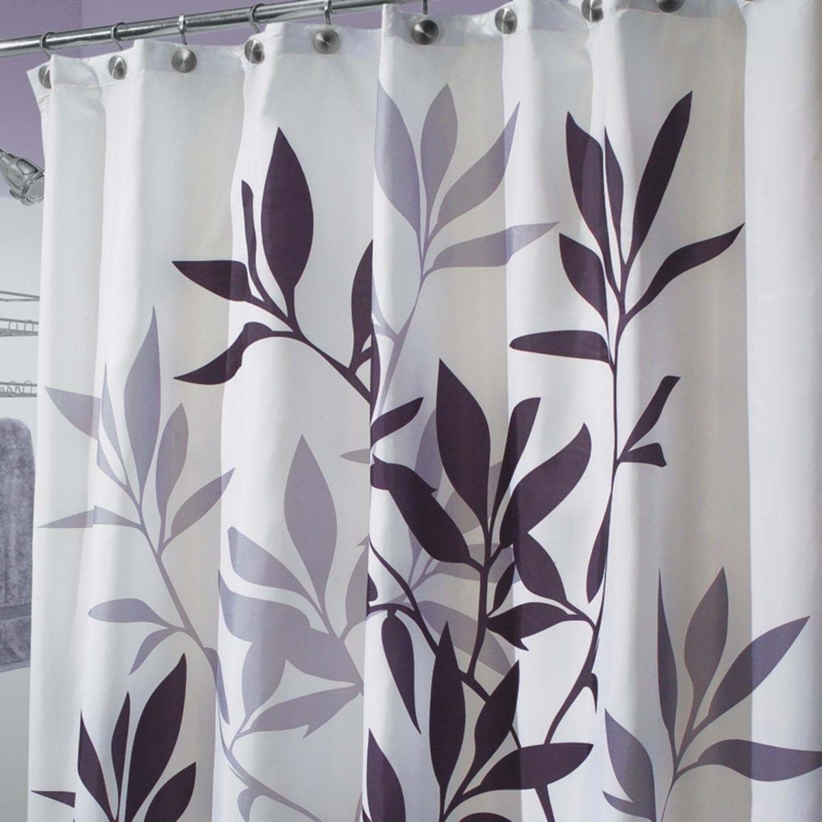 Picture of InterDesign York Graphic Fabric Shower Curtain