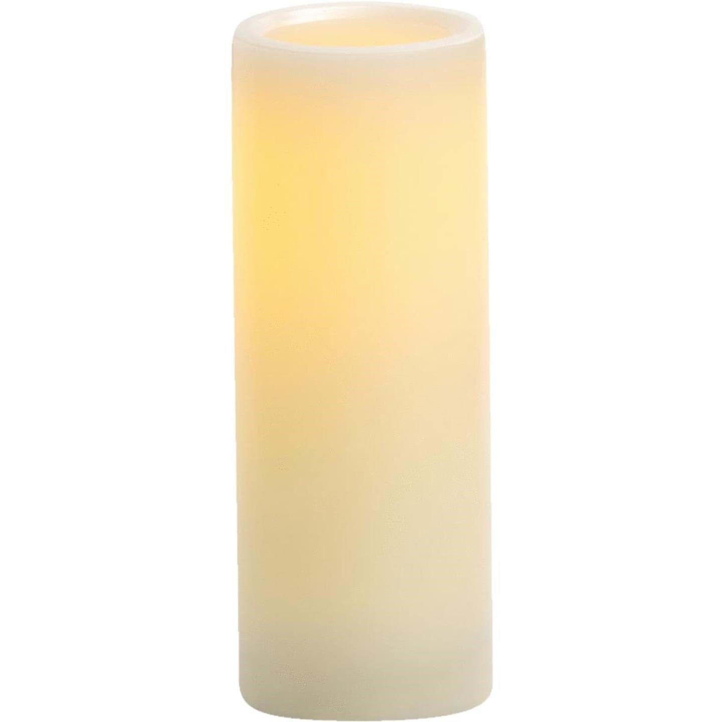 Picture of Inglow Cream Wax Pillar LED Flameless Candle
