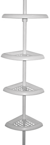 Picture of Zenith 4-Tier Tension Pole Corner Shower Caddy