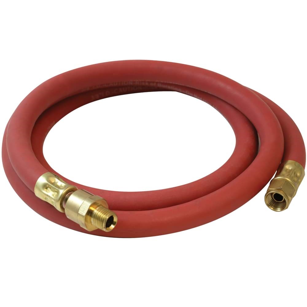 Picture of 3/8 In. x 2 Ft. 300 PSI Red Rubber Whip Hose